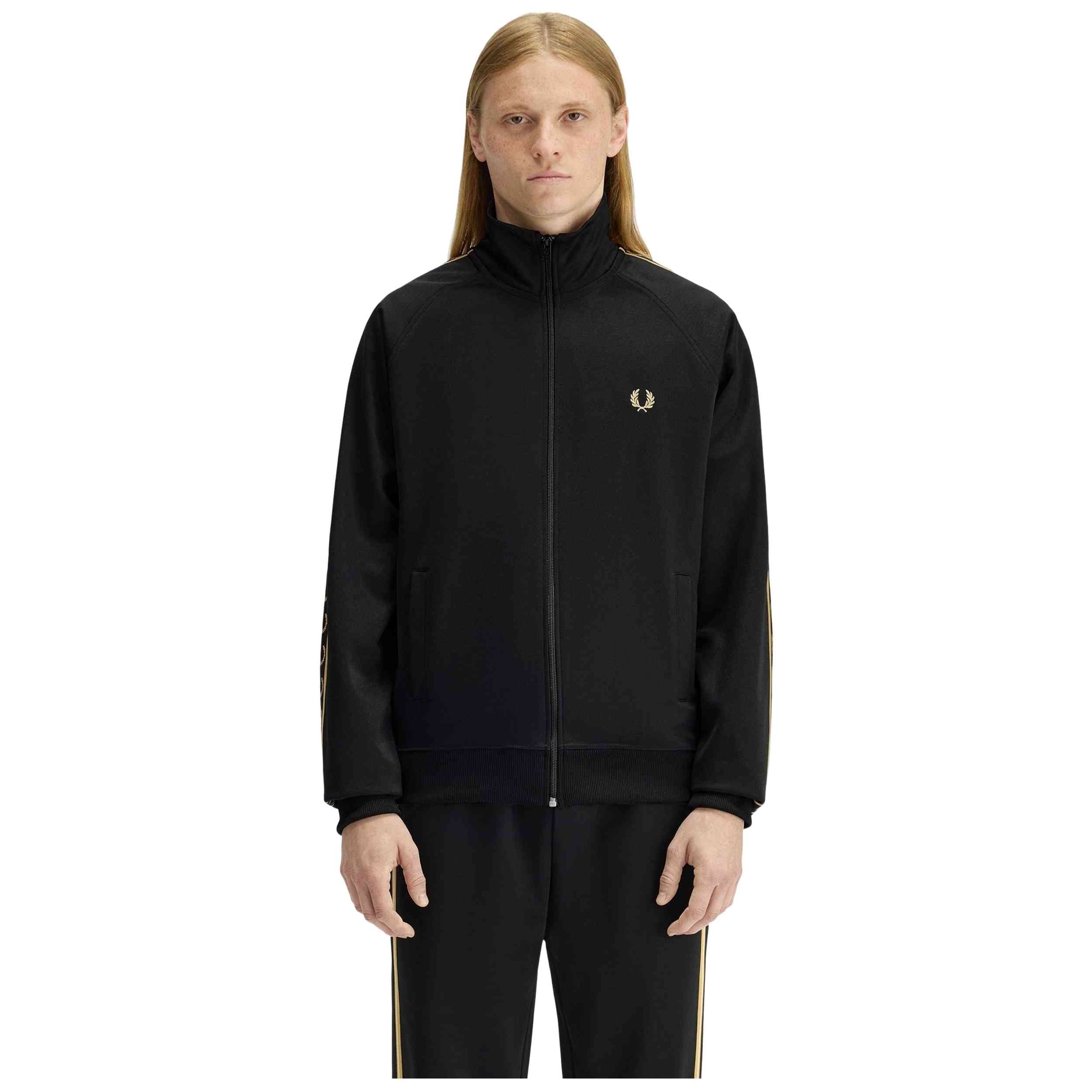 Chaqueta De Chandal Fred Perry modelo J555790A para Hombre en color Negro