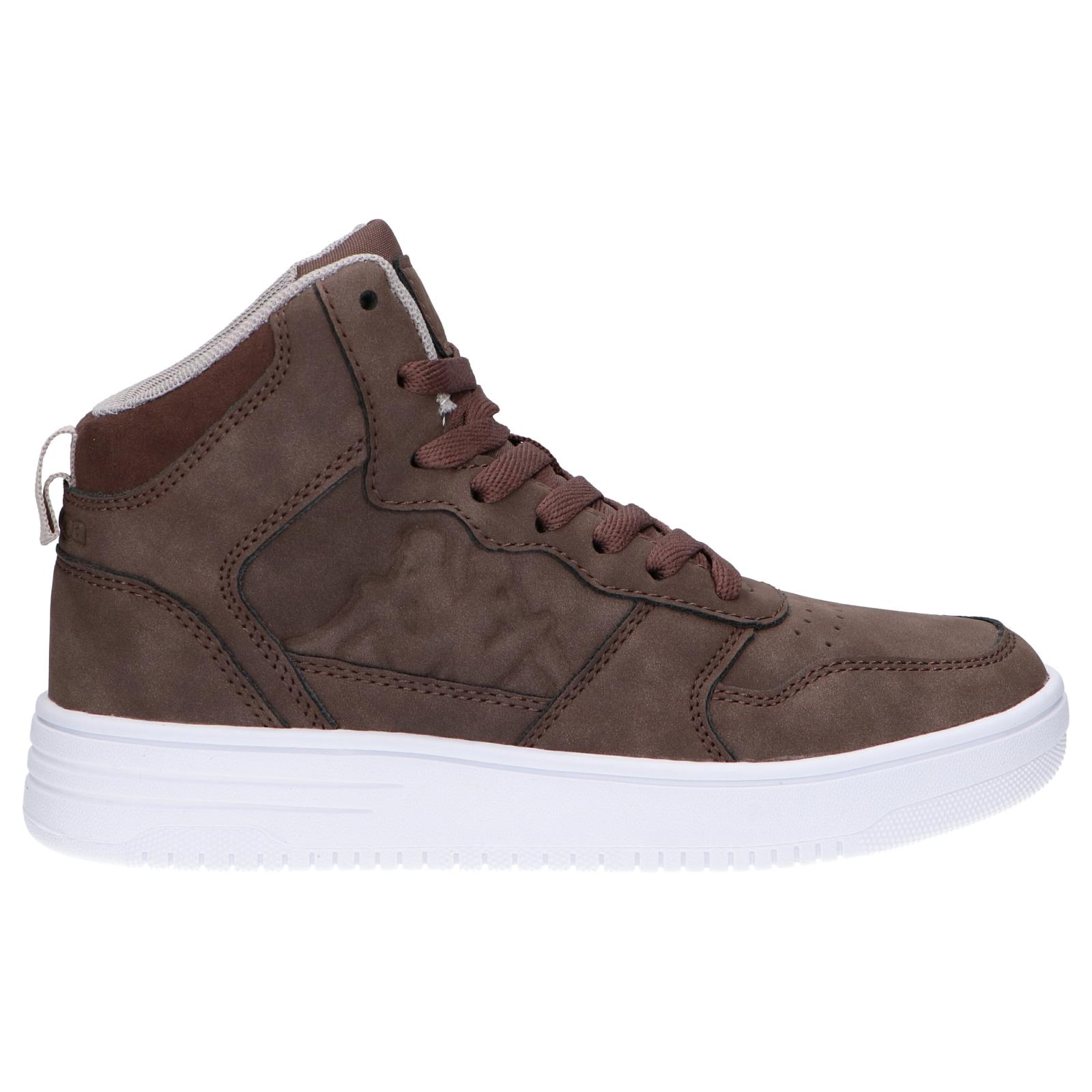 Women's and girls and boys' sneakers kappa 33142jw seattle a1f mid brown-grey md