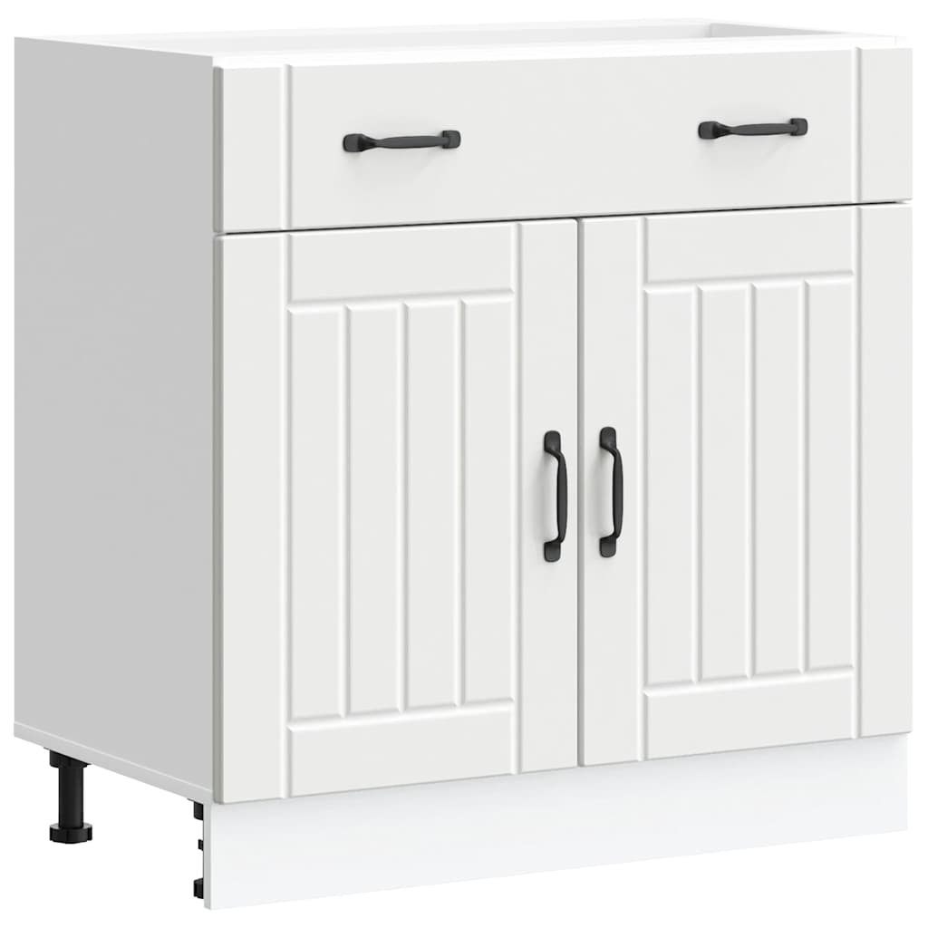 vidaXL Mueble bajo de cocina Lucca madera de ingeniería  80 x 46 x 81.5 cm Multicolor