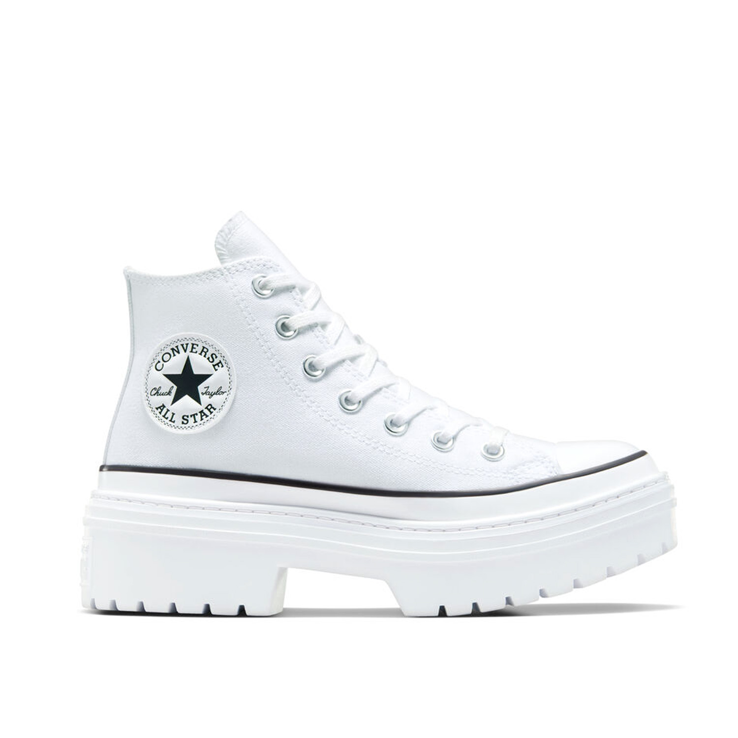 Converse - Ctas lugged heel hi bianco A10364C