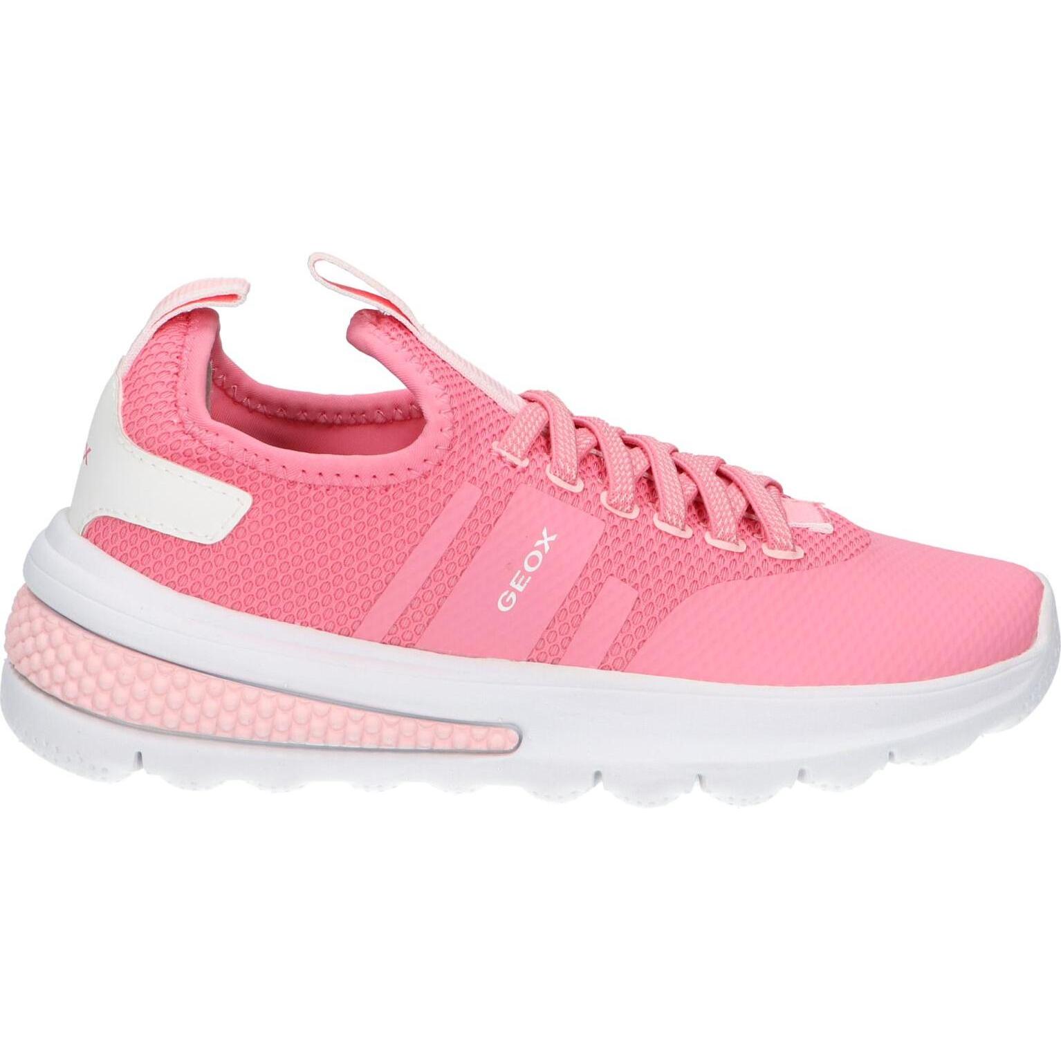 Women's and girls' geox sneakers j45lxb 0159j j activart c7q1z lt coral-white