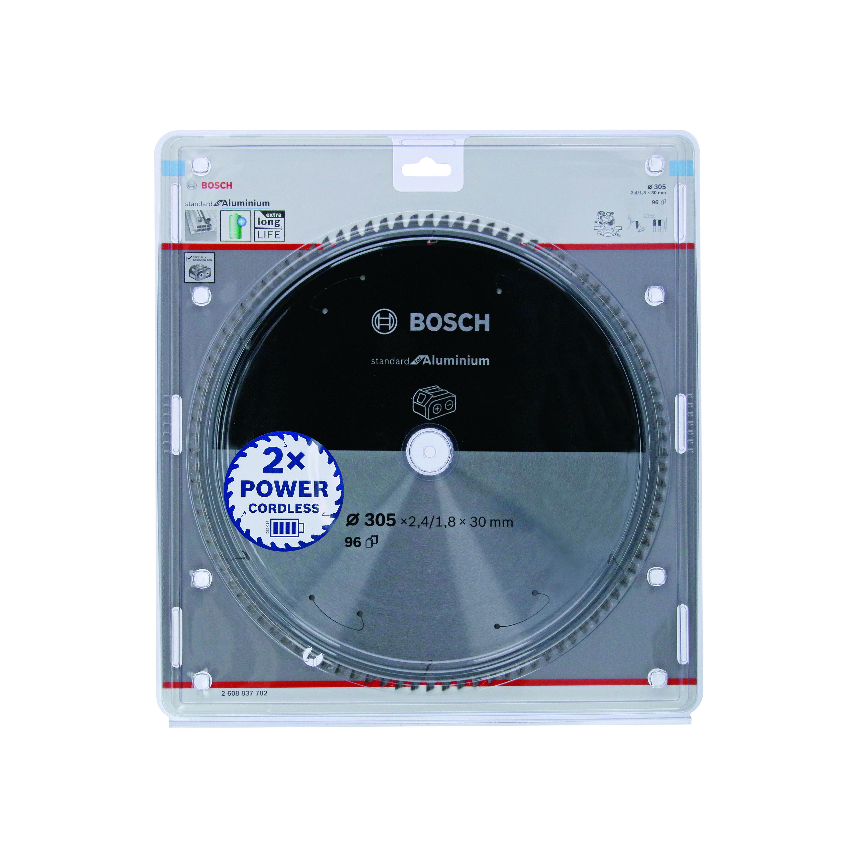 Disco de sierra Standard Aluminium 305x30x96D:CL | BOSCH 2608837782