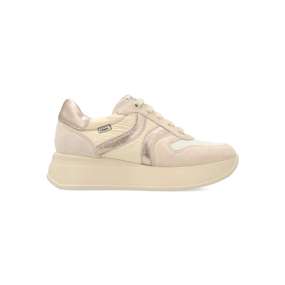 Callaghan - Zapatillas deportivas casual mujer con doble suela, piel ante tratada Scotchgard 3M impermeable y ligera Adaptlite XL