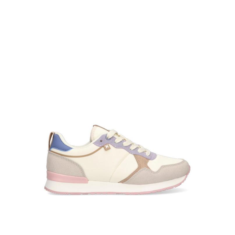 Zapatillas Casual Xti - Mujer - Suela Plana - Modelo 142247 - Color Beige