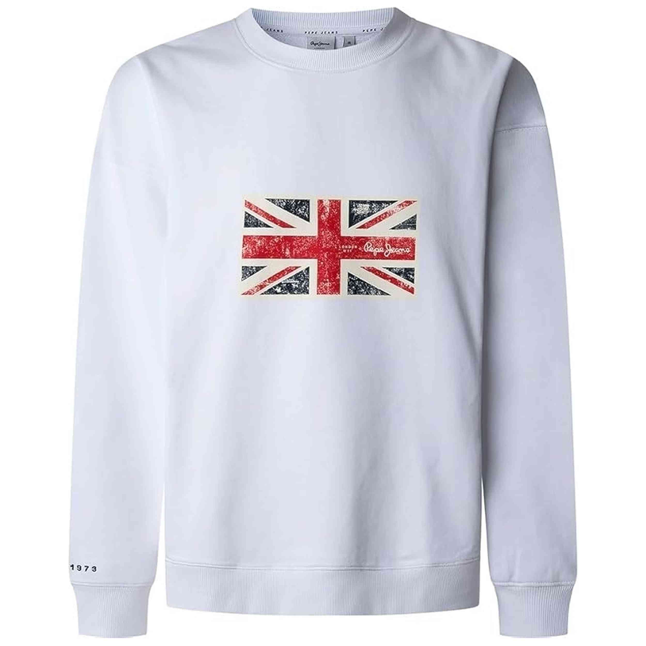 Sudadera Pepe Jeans modelo Union Crew en color Blanco