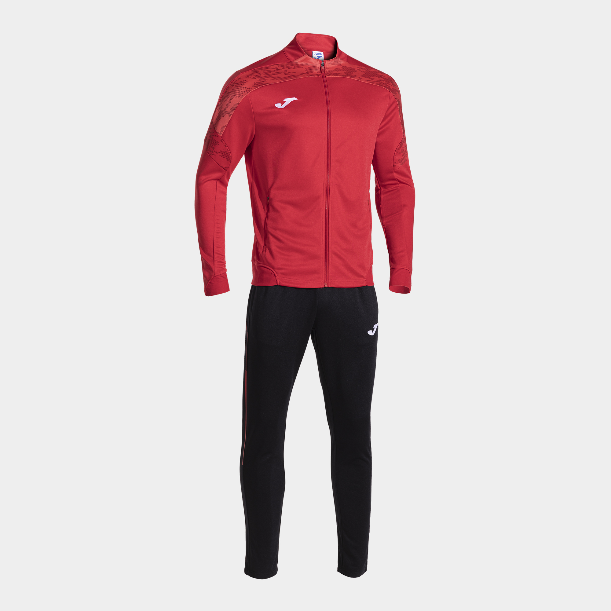 Chándal Hombre Joma Championship VIII 104201 Rojo Negro 601 Suave