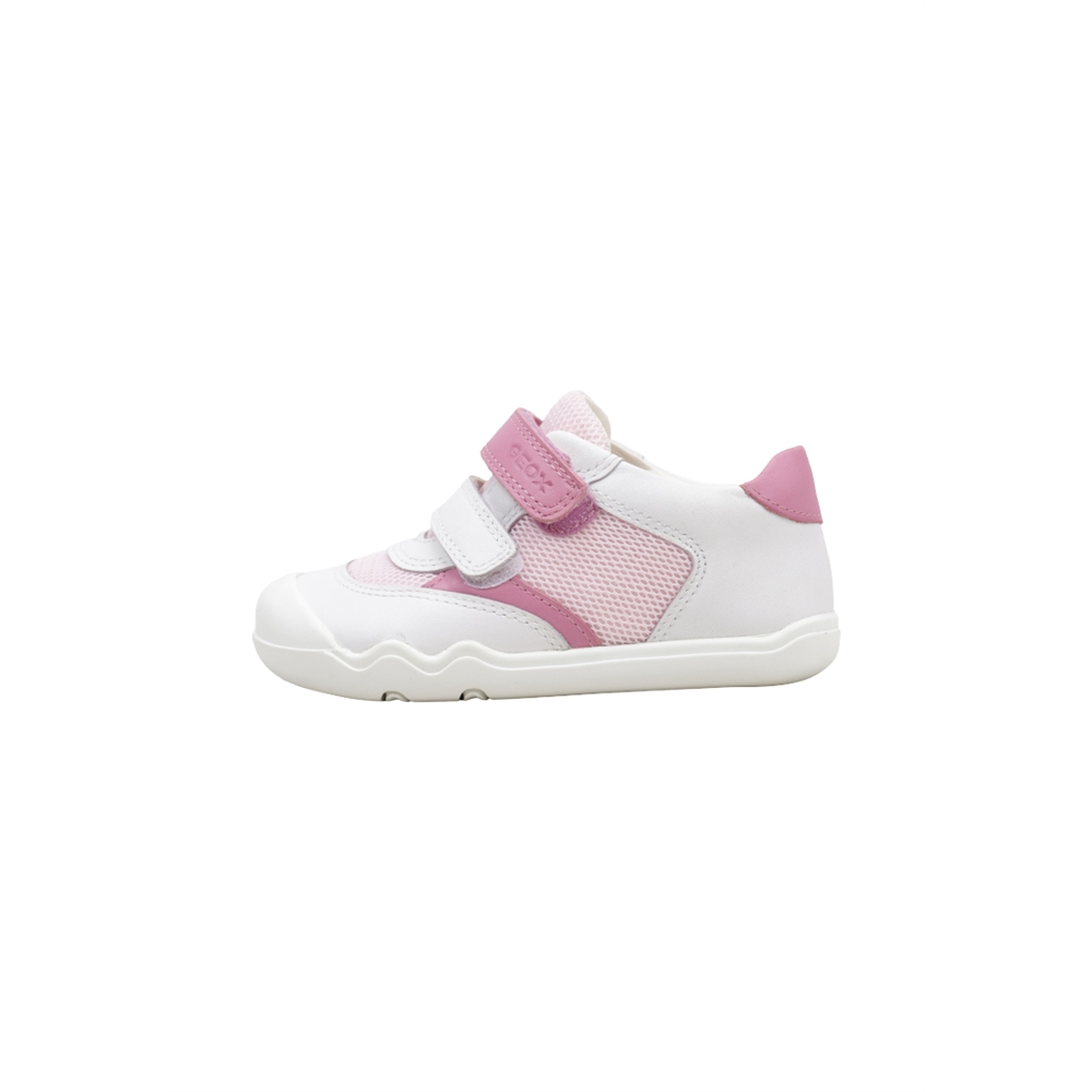 Geox B STEPPIEUP GIRL Deportivas Planas Bebé - niña (hasta la talla 30) Blanco