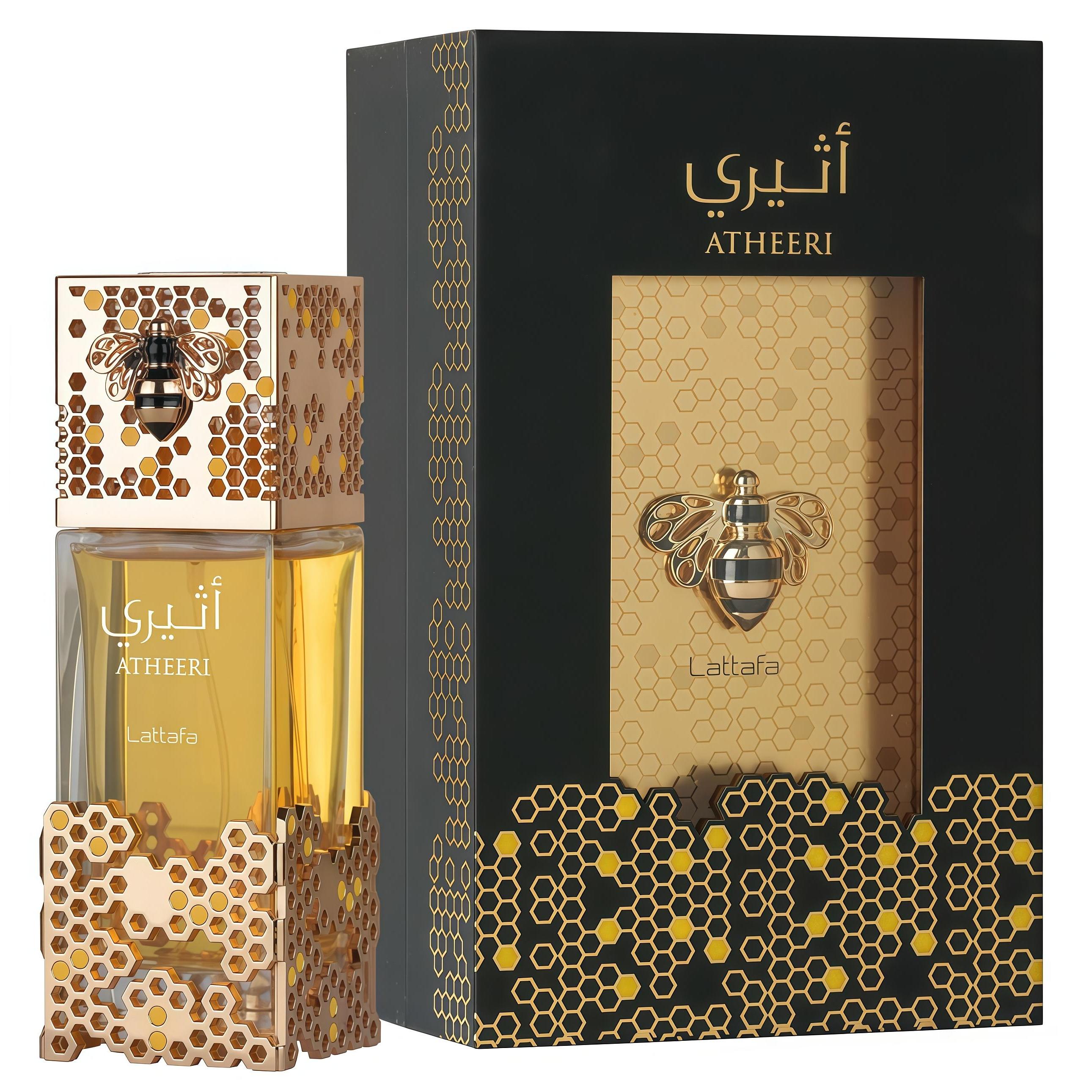 Atheeri de Lattafa – Perfume Árabe de Lujo · Sofisticación Intensa · Esencia Exquisita y Duradera para Amantes de la Alta Perfumería (100 ml)