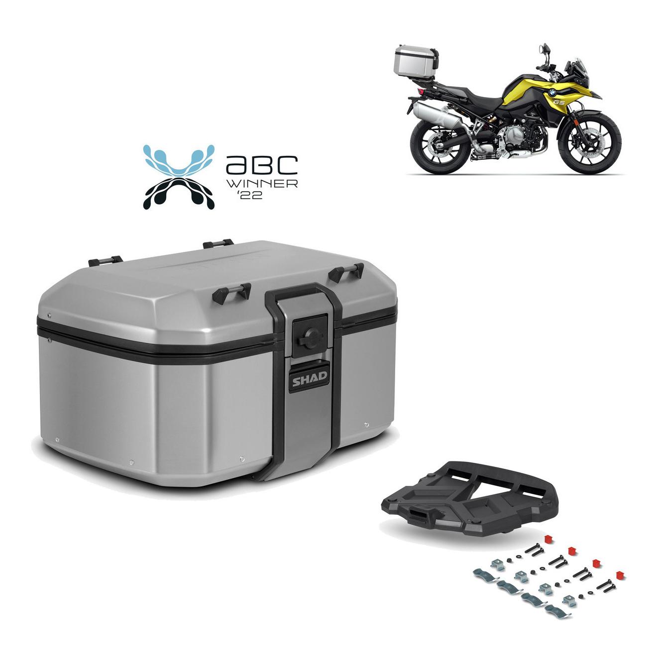 Baul Trasero + Parrilla + Soporte Montaje Tr55 Terra KIT-454743