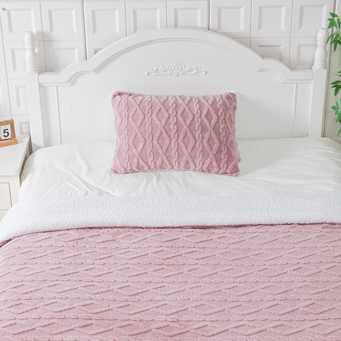 HOMESOL - Invierno Colcha Cordero Cachemira Manta Edredón Cama 180/240 Edredon De Invierno Cálido,Suave, Transpirable para Invierno,Blue,180x260cm，240x260cm