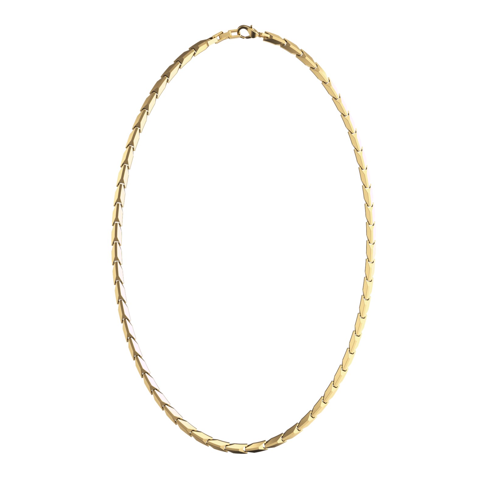 Guess Collar Hombre True Spirit De Acero Dorado Jumn06038jwygt-u