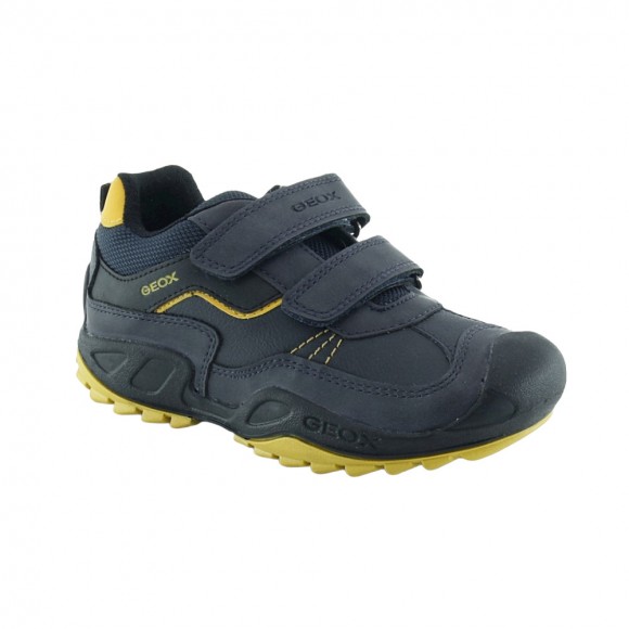 Zapatos Geox New Savage Azul-Amarillo Geox IGEO22H23