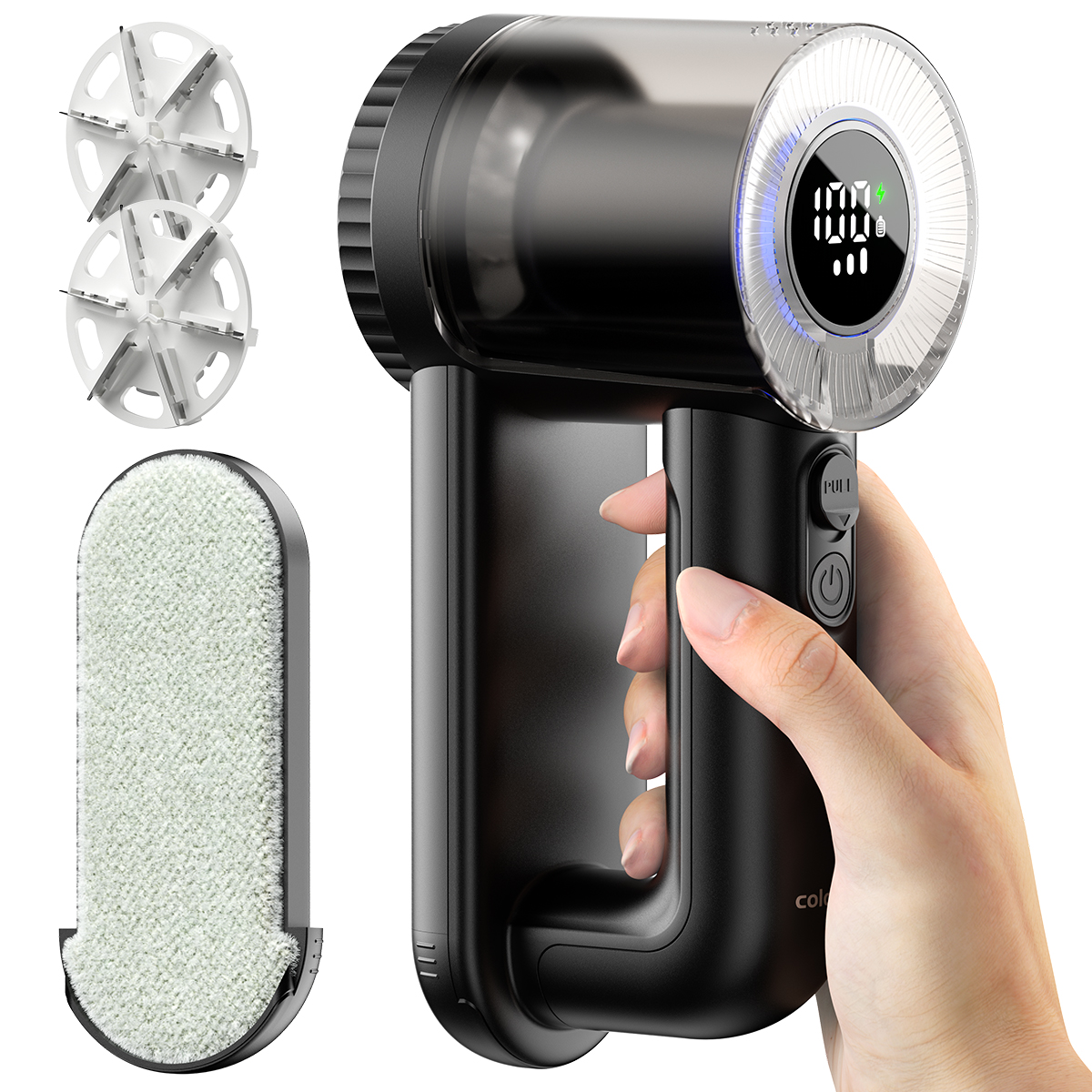TK coldSky Pelusas Remover Rechargeable Para Ropa Y Edredones Con Pantalla Digital Lint Shaver Eco-Friendly Trimmer Para Fibra De Tela