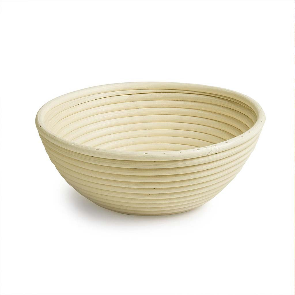 Cesto para Panadería Artesanal en Forma de Cuenco - Ibili 25 cm, Ideal para Masas Hidratadas