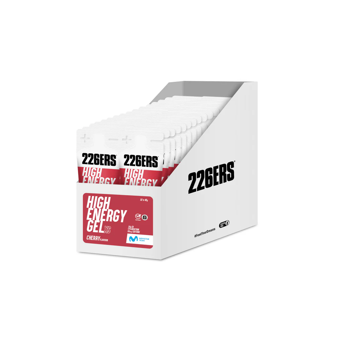 226ERS CAJA 30 HIGH ENERGY GEL XS 45g Varios sabores