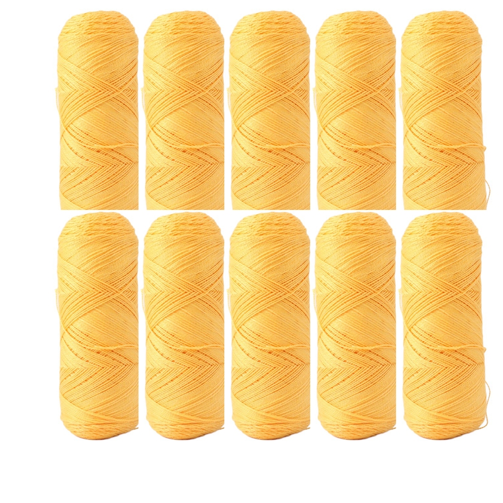 PLUSHOME Ovillos Zepelinperle Algodón 10 Unidades