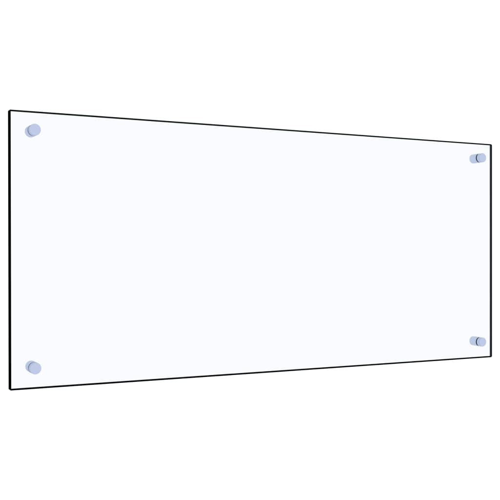 vidaXL Protector Salpicaduras Cocina Vidrio Templado 90x40cm Utensilios Color Blanco,  Negro,  Transparente y mas
