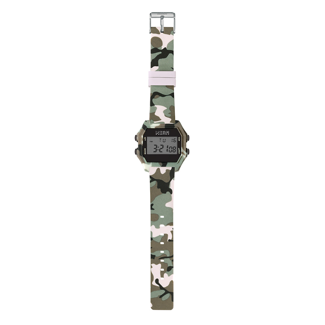 Iam Reloj Hombre Digital Cuarzo con Correa de Silicona IAM-KIT532