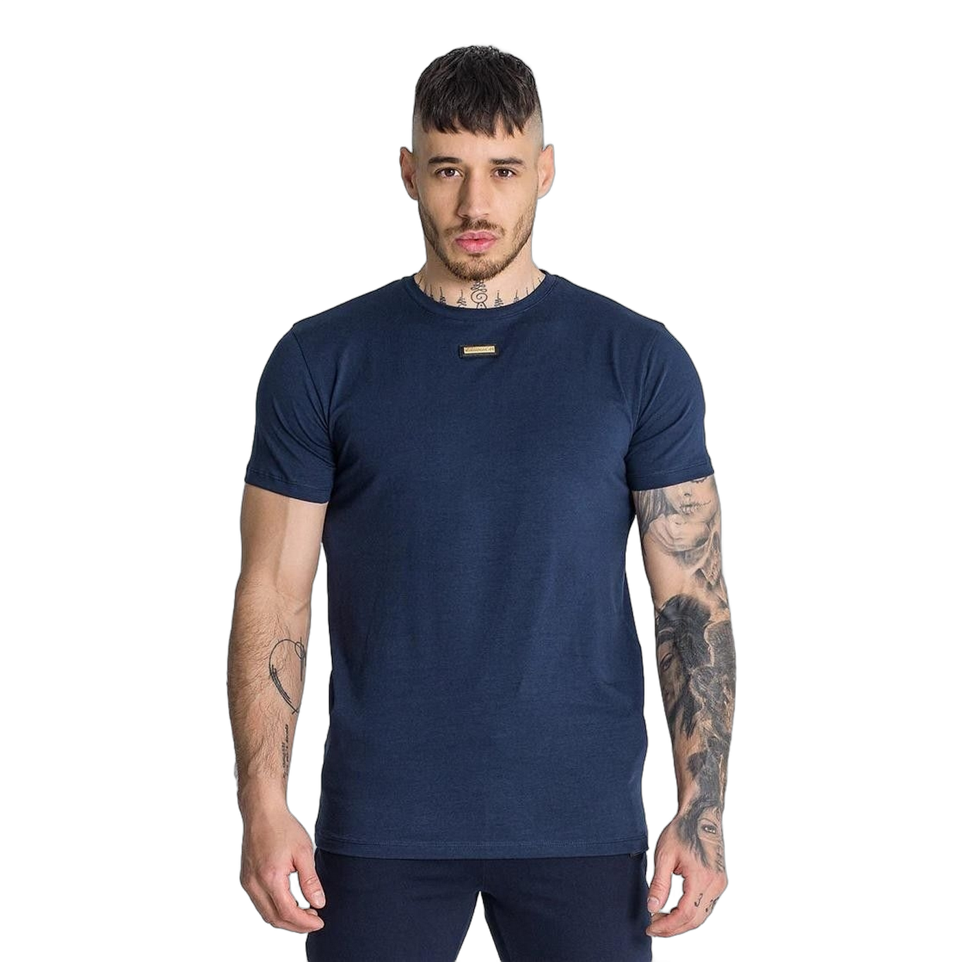 Camiseta Gianni Kavanagh Sublime Azul Marino Hombre Moderno, Ropa casual 80% Algodón, 20% Poliéster