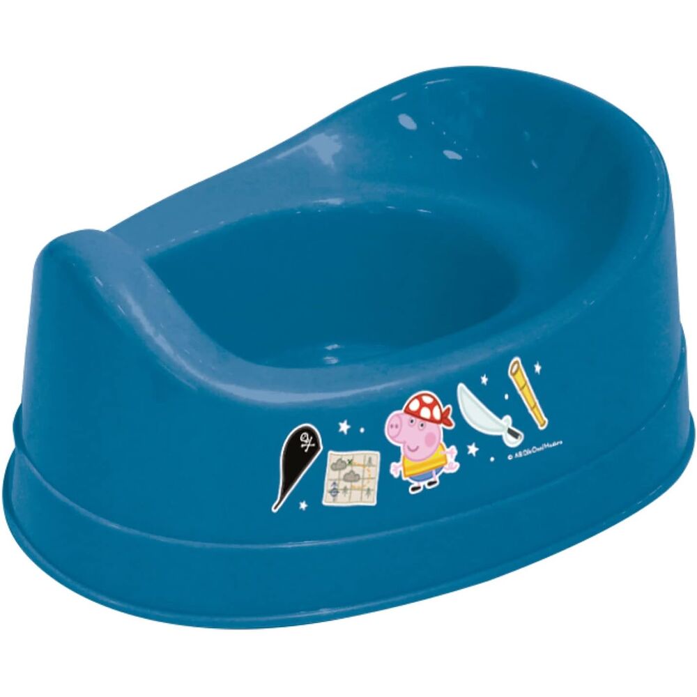 Arditex Orinal Monoblock George Pig con Tapa 26.5 X 22.5 X 20 Cm - Asientos del Orinal y Bebés