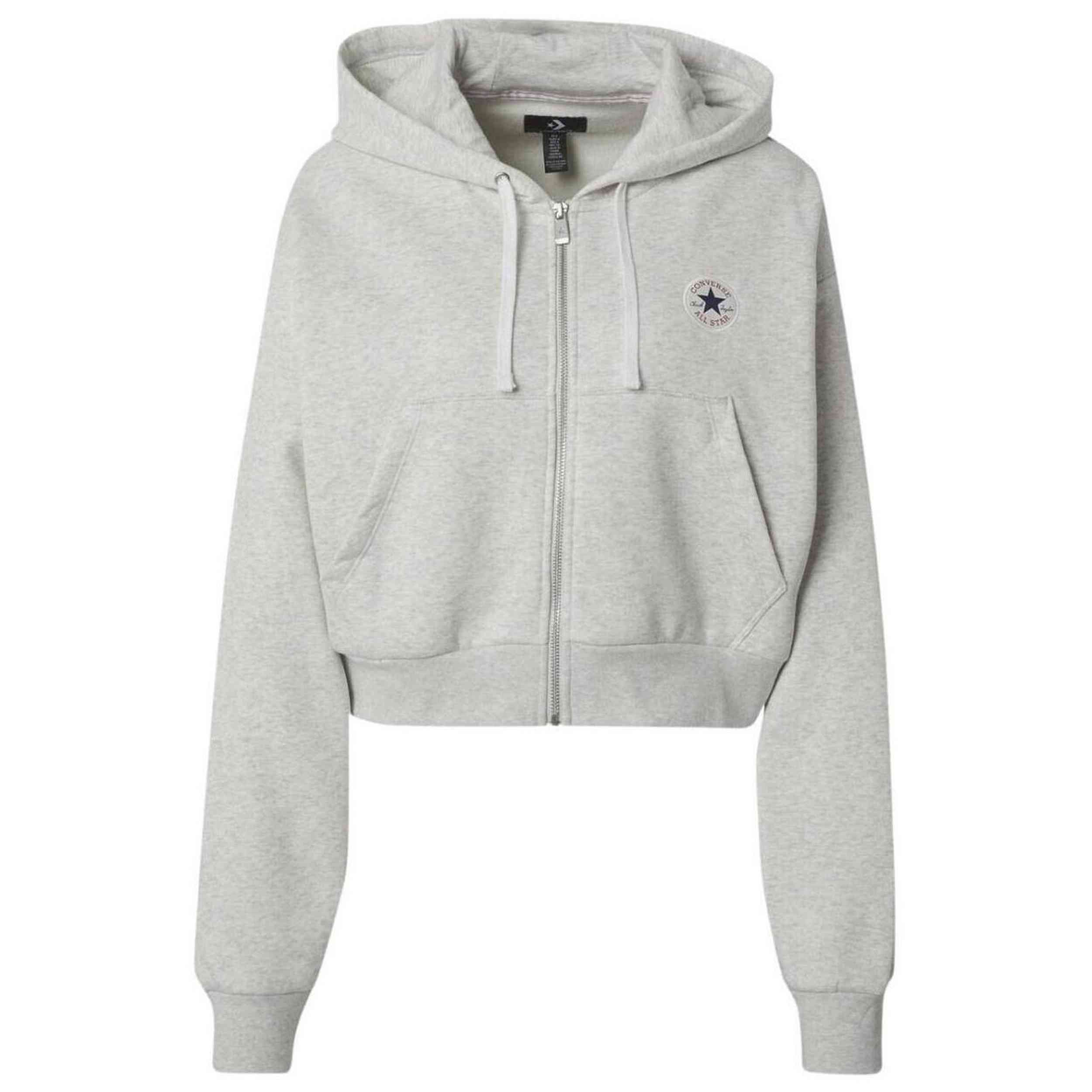 Sudaderas Con Capucha Converse modelo 10026150-A13 para Mujer en color Gris