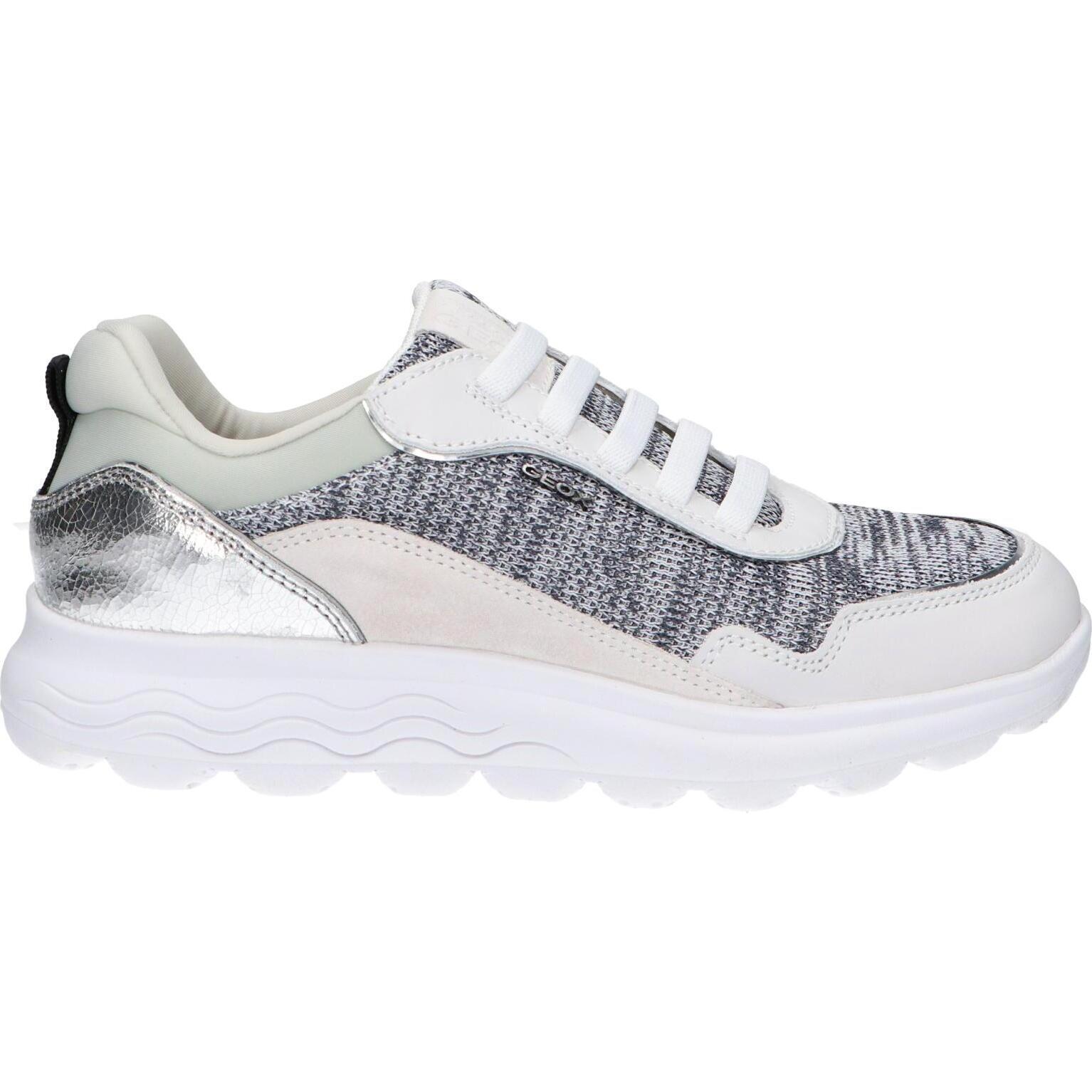 GEOX D25NUD 07T85 D SPHERICA C1000 WHITE Women's and Girl's Sneakers