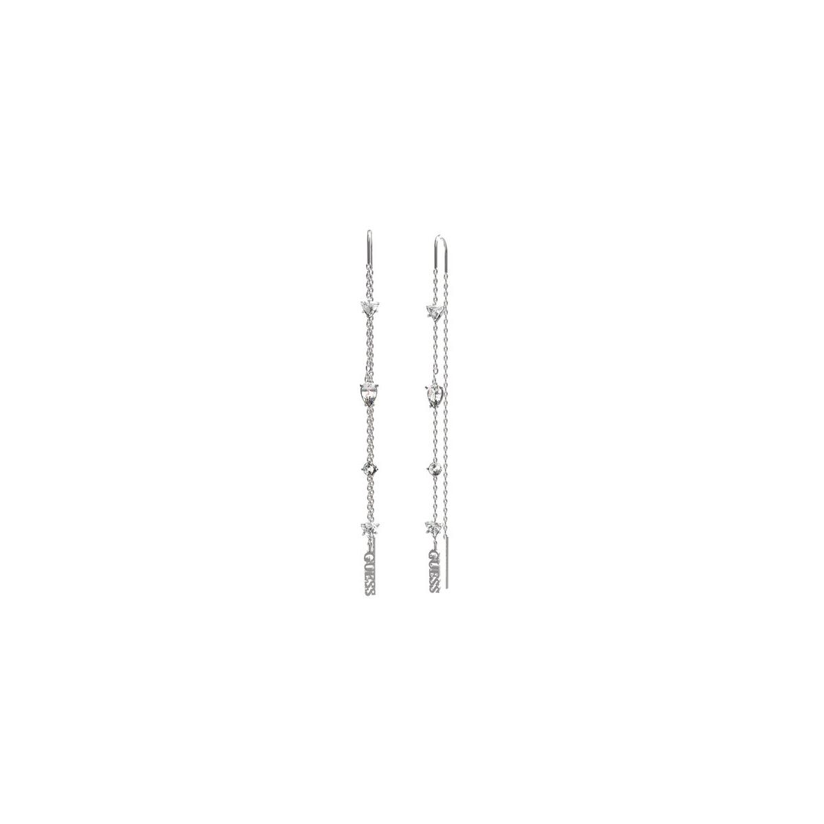 Guess Pendientes Mujer Earrings Wonderlights De Acero Plateado Jube04412jwrht-u