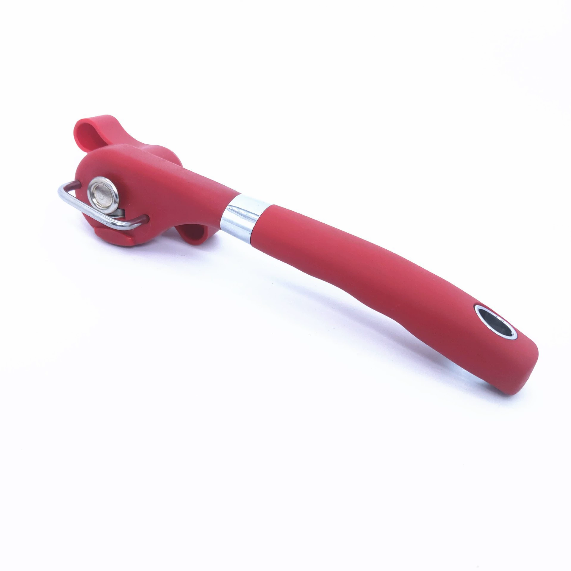 Abrelatas, abrelatas de mano, sin bordes afilados, con mango suave, abrelatas de corte de acero inoxidable de grado alimenticio, abrelatas ergonómico profesional para cocina casera y restaurante