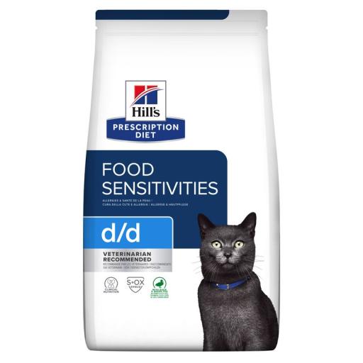 Hill's Pienso Prescription Diet d/d Food Sensitive para Sensibilidad Alimentaria en Gatos - 3 Kg
