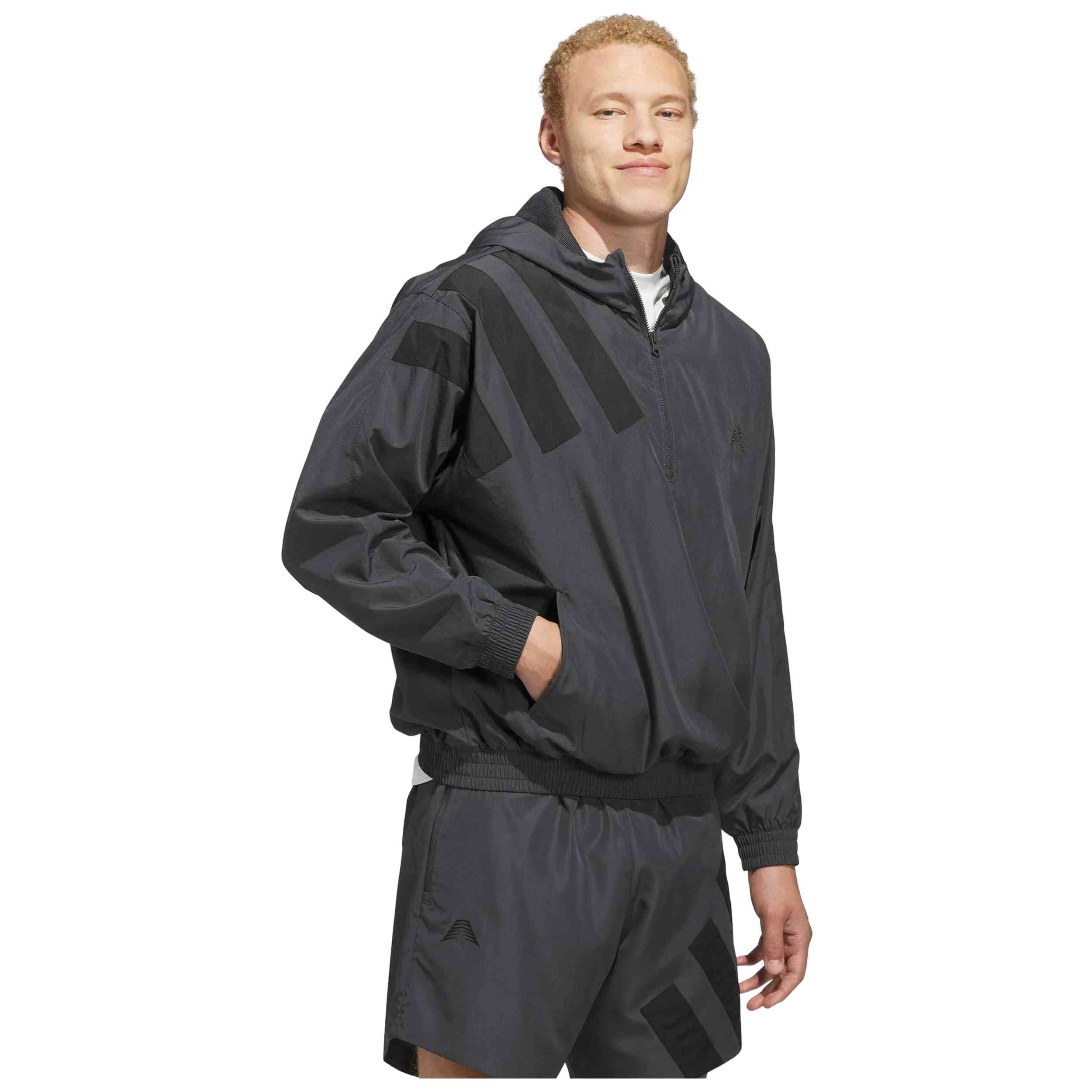 Chaqueta Adidas modelo Anthony Edwards "Carbon" para Hombre en color Negro