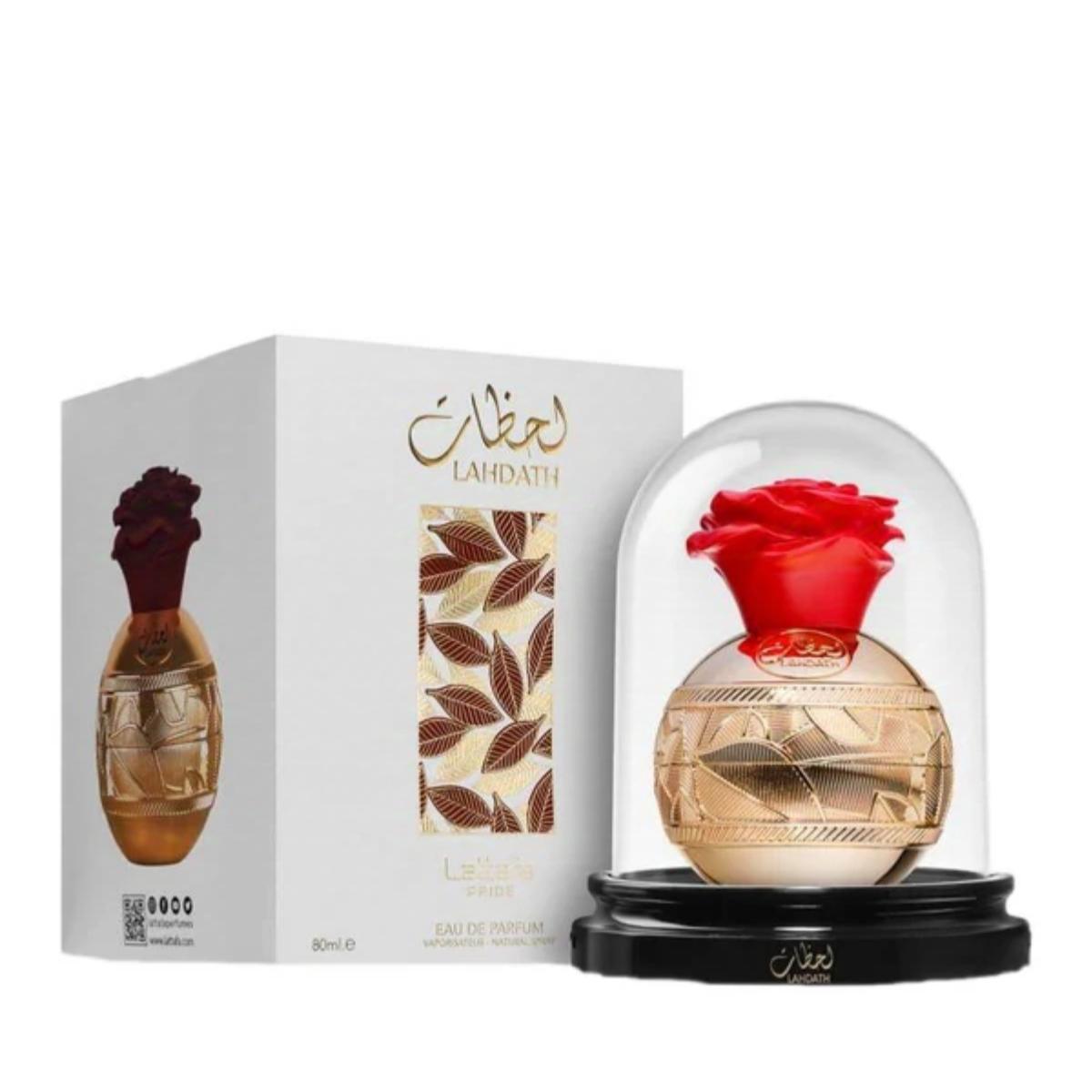 Perfume Lahdath 80ml Lattafa - Fragancia intensa y duradera para hombres y mujeres.