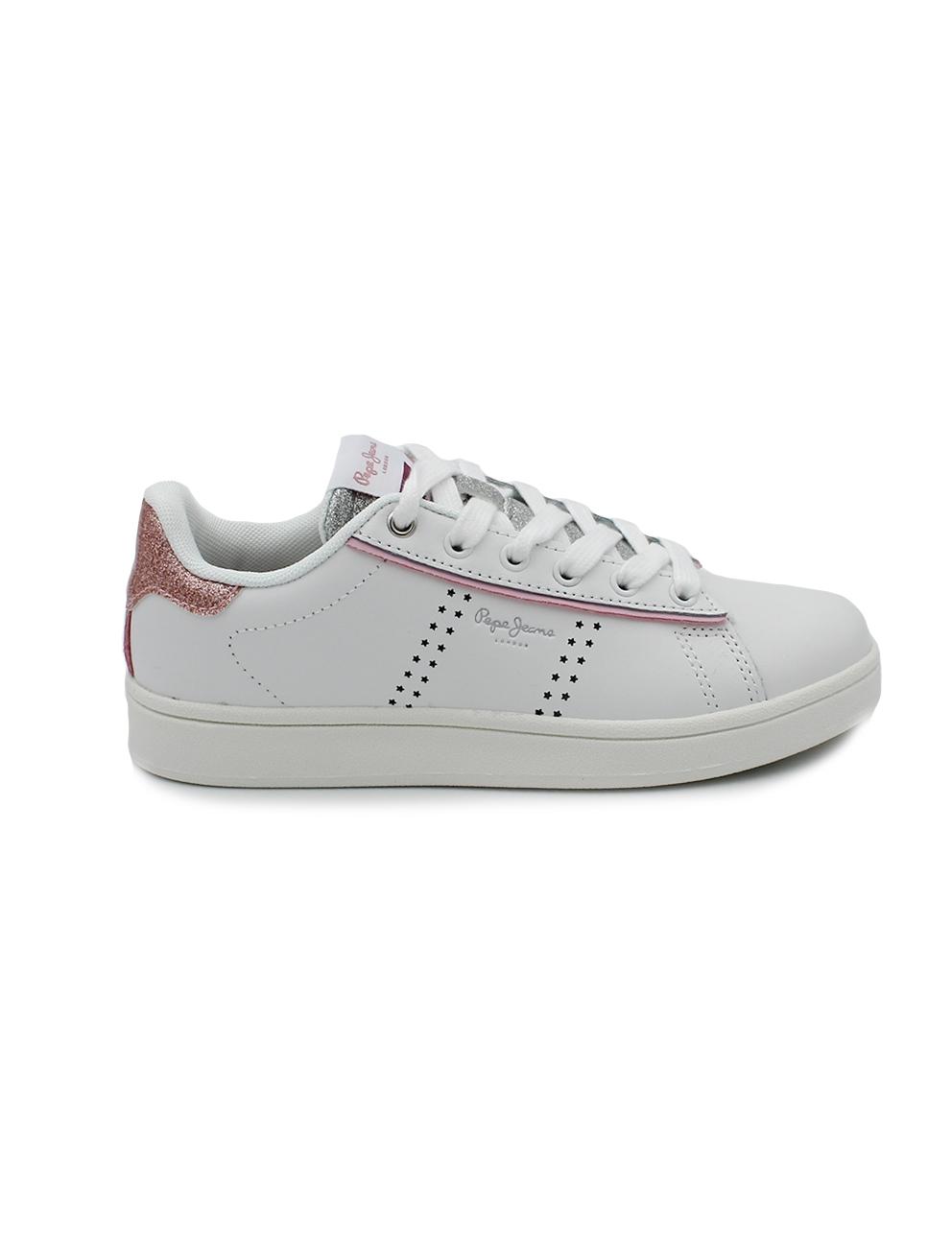 Bamba PEPE JEANS PGS30600 800 BLanca Glitter