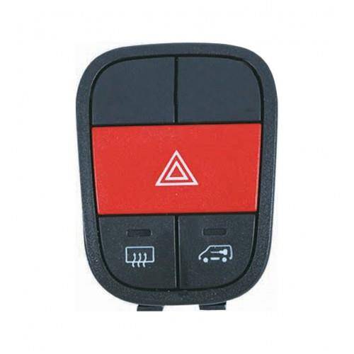 3RG INDUSTRIAL - Boton Warning - OEM 735461129 - Piezas para Coche Recambios Motor y Otras Partes de Vehículo - Compatible con los distintos Modelos de Coche.