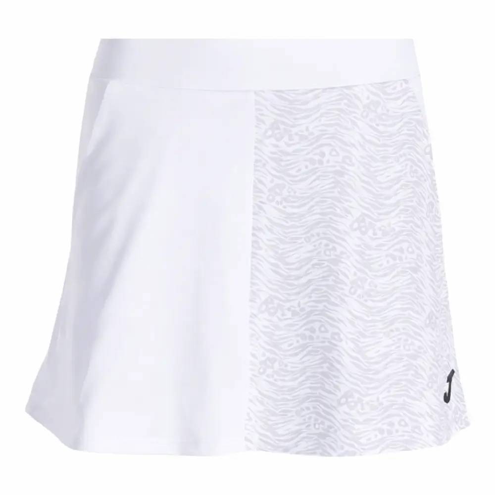 FALDA JOMA CHALLENGE BLANCO 902605.200 | CÓMODA LIGERA PARA TENIS PÁDEL Y ENTRENAMIENTO MUJER