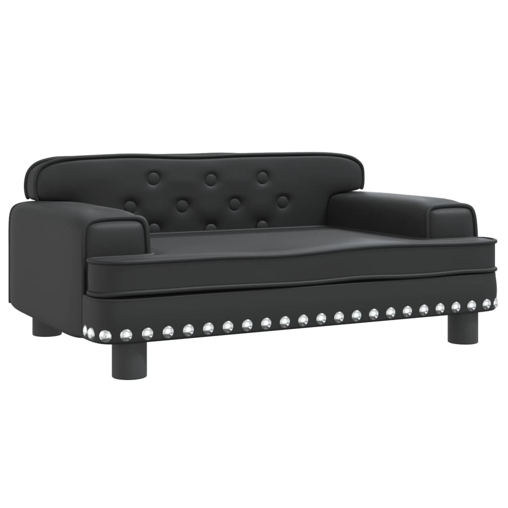 vidaXL Cama para perros de cuero sintético 70x45x30 cm Color Capuchino,  Crema,  Gris y mas