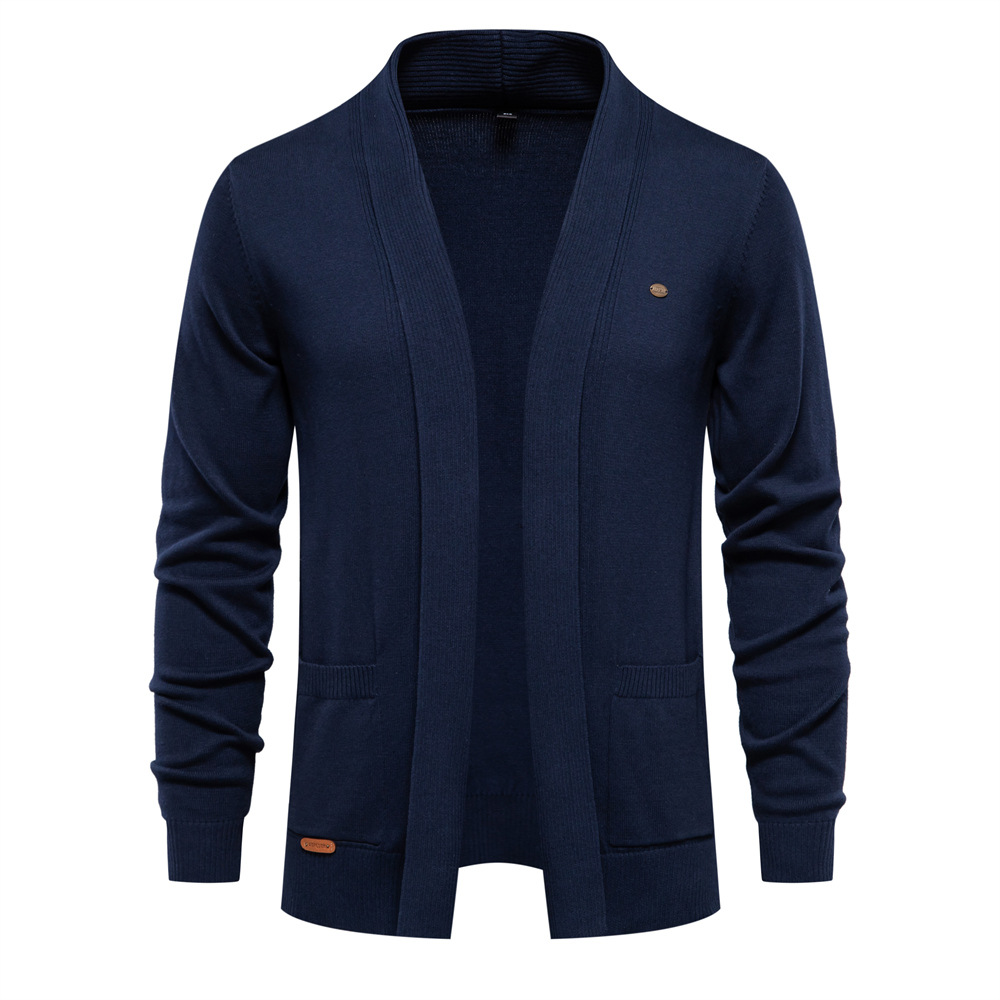TK Cárdigan de hombre, suéter de vestir, prenda de punto, prenda superior de hombre para otoño e invierno