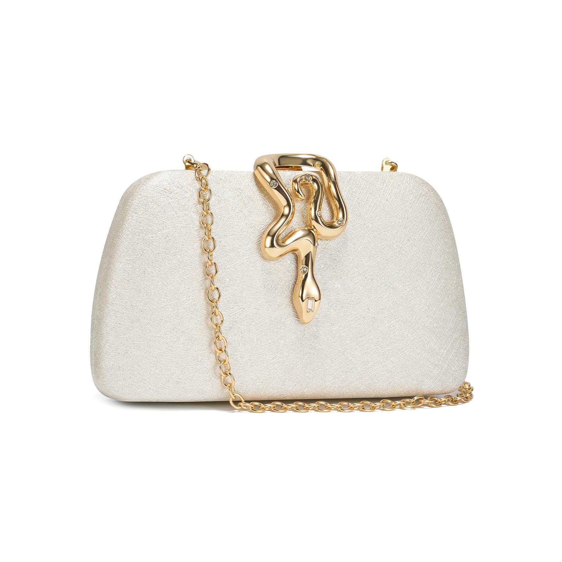 Clutch de lentejuelas para mujer, elegante billetera para ocasiones formales de noche, un bolso brillante y minimalista
