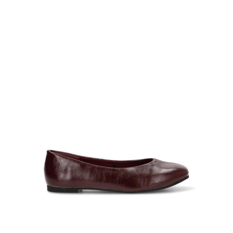 Bailarina Xti - Mujer - Suela Plana - Modelo 146404 - Color Burdeos