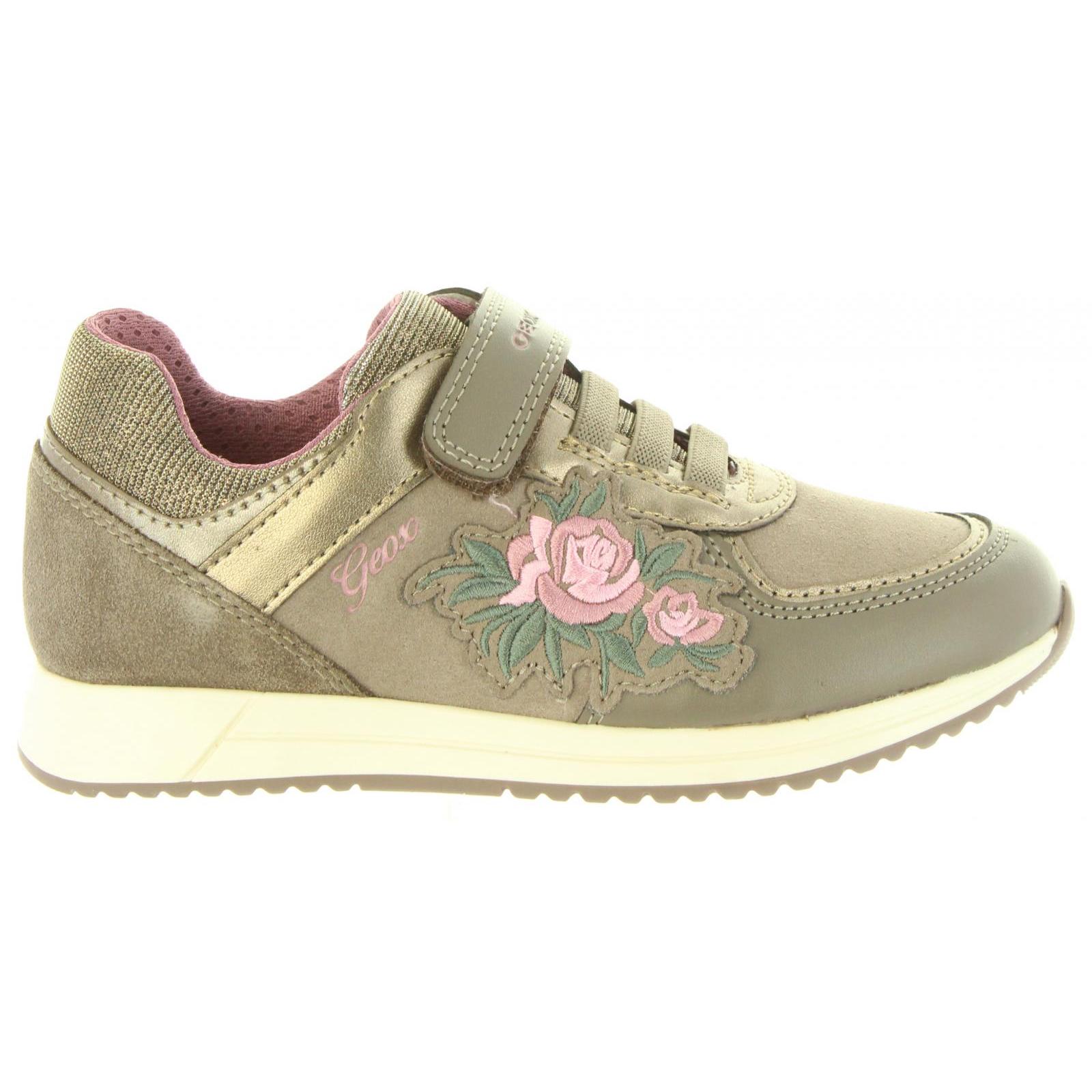 Geox j846fb 0au54 j jensea c5005 dk beige girls' sneakers