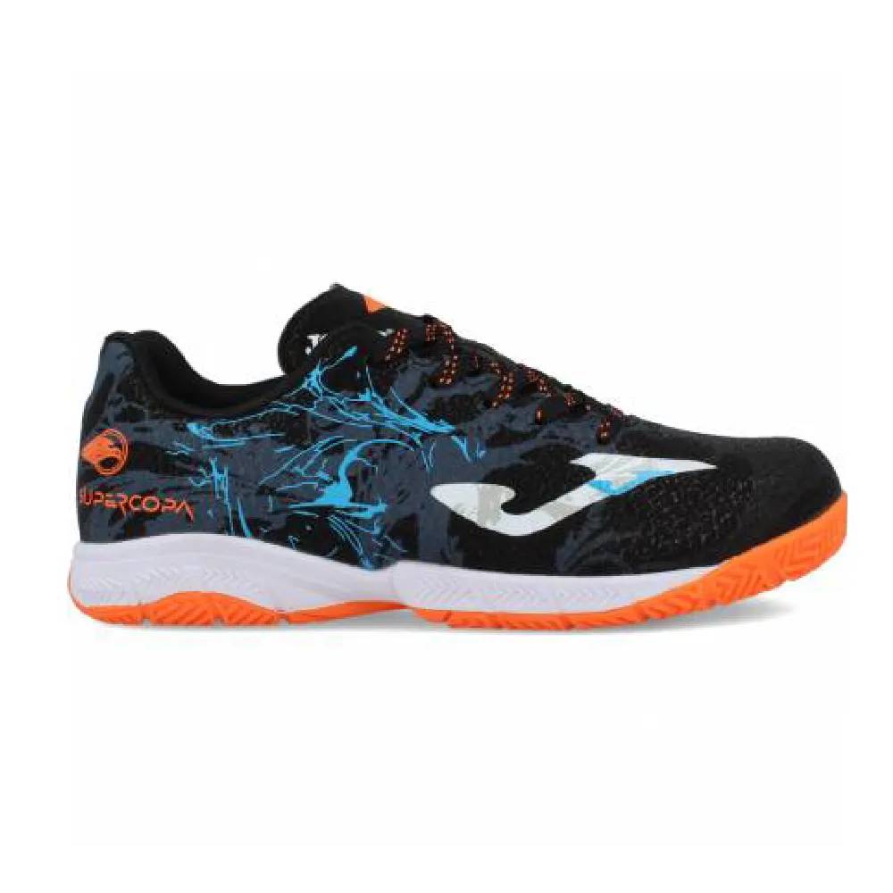 Zapatilla Joma Super Copa JR Negro Turquesa Indoor Niño Fútbol Sala Infantil