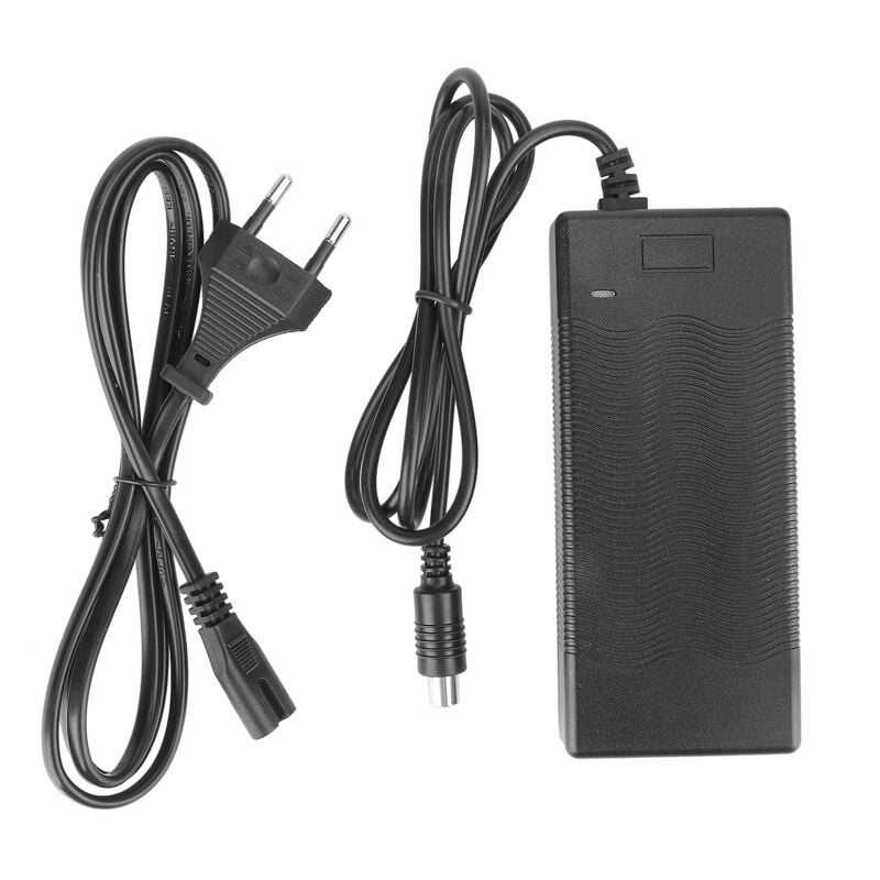 CA Cargador inteligente Sollbry para bicicletas eléctricas y scooters 110V-240V estándar europeo, cabezal de 42 V CC - cabezal de 42 V CC