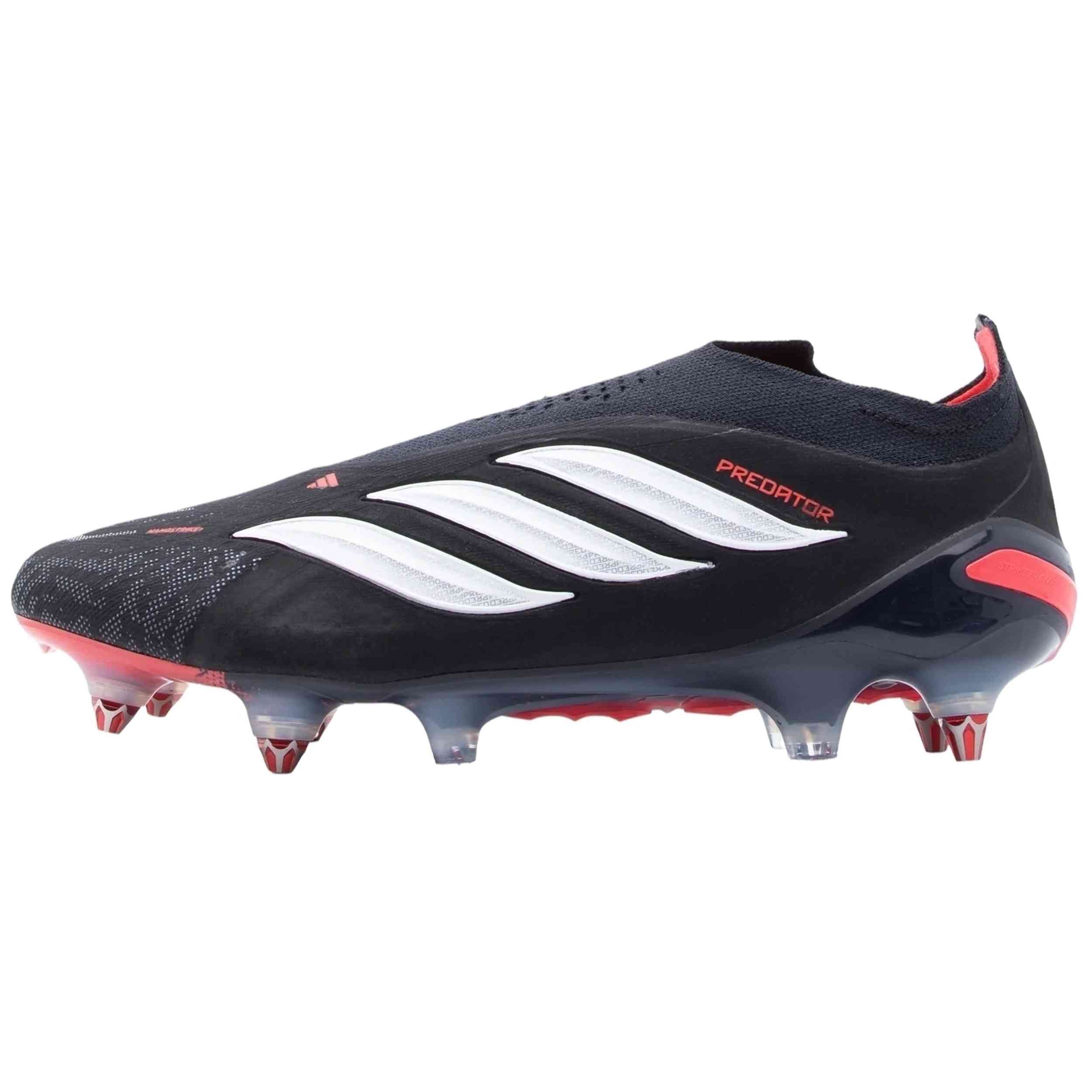Botas De Futbol Adidas modelo Predator Elite Laceless SG "Core Black / Cloud White / Lucid Red" para hombre y mujer en color Negro