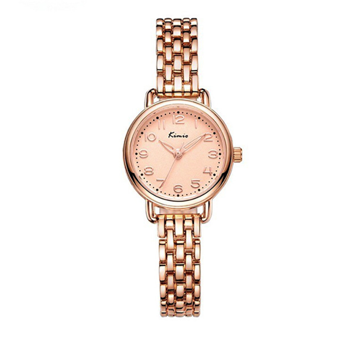 Relojes de Pulsera Analógicos de Cuarzo para Mujer con Esfera Pequeña de Diamantes y Correa de Acero Inoxidable - Resistente Al Agua