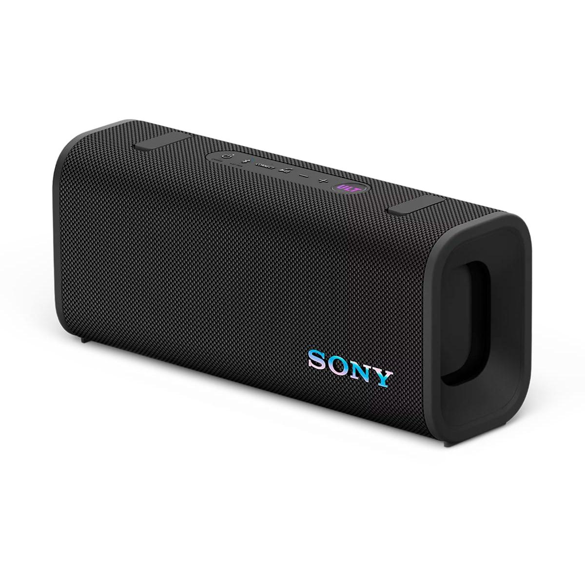 Sony - Altavoz bluetooth portátil ULT Field 3 con bajos potentes, resistente al agua y polvo IP66/IP67, hasta 24 h de batería y correa desmontable color negro