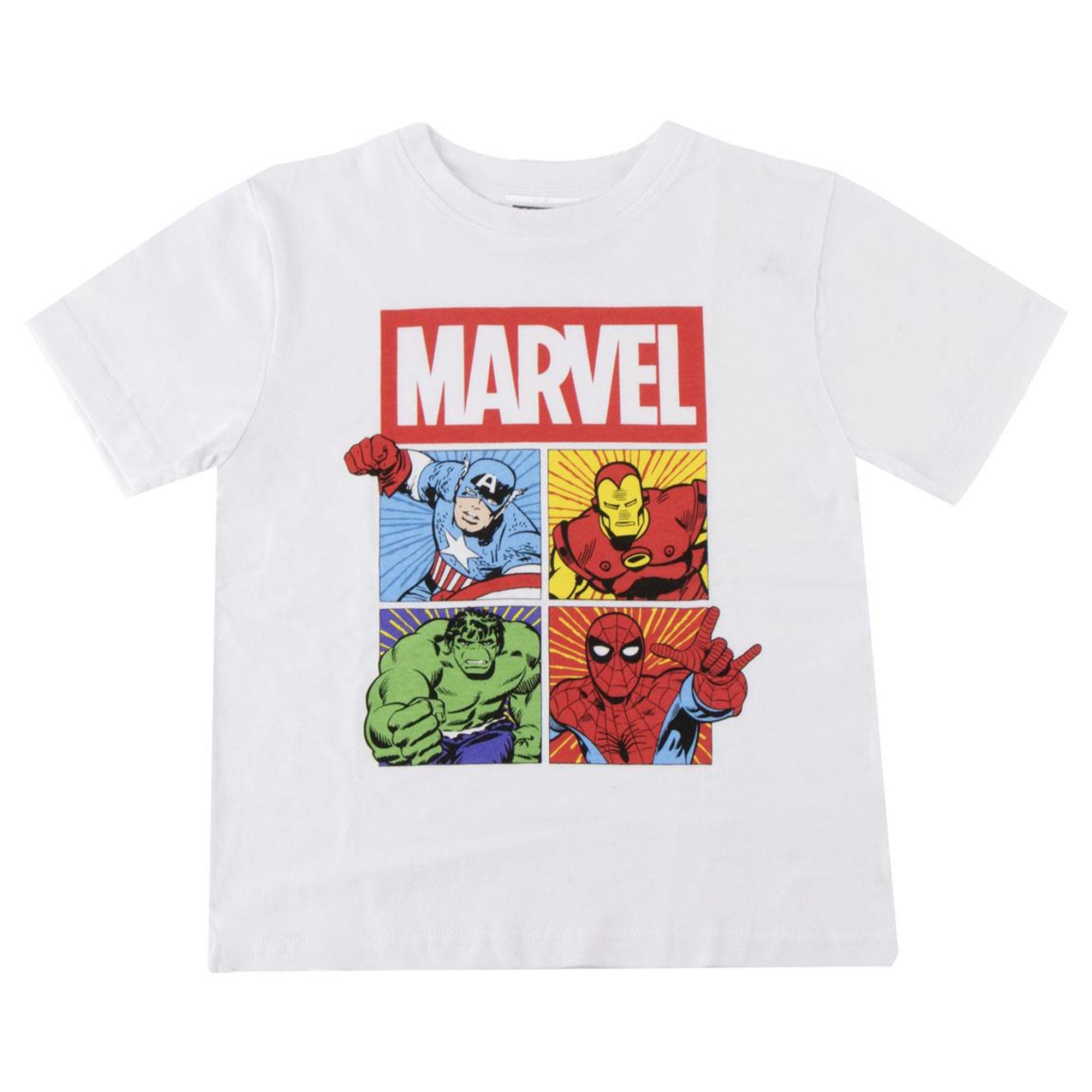 Camiseta Infantil Marvel Spiderman Avengers Hulk para Niños y Niñas – Camiseta de Superhéroes de Manga Corta, Ropa Infantil Cómoda, Ligera y Transpirable para Verano
