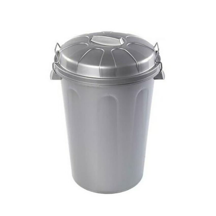 Cubo de basura con tapa 100 litros basurero asas de presión COSHANO