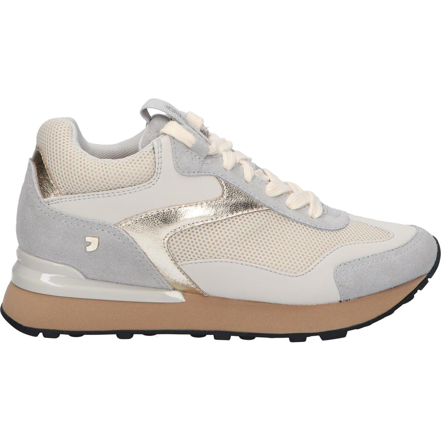 Gioseppo women's sneakers 73366-Harkany gray, leather upper, padded insole, flexible non-slip sole, perfect for outdoor activities, comfortable women's shoes for all seasons.