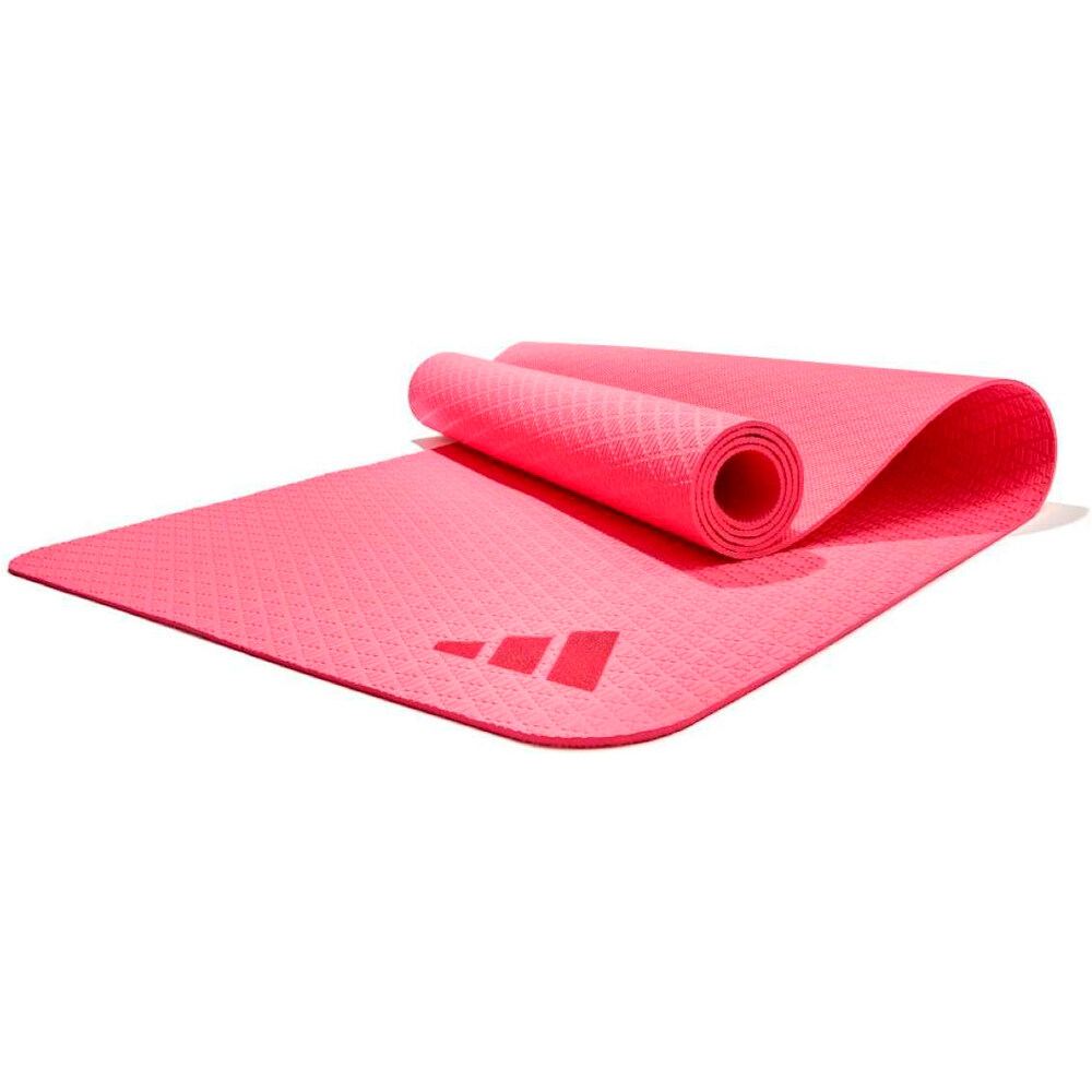 PESAS, BALONES MEDICINALES Y ACCESORIOS Adidas YOGA MAT - 4MM (176 X 61) _ 1 UNIDAD ROSA