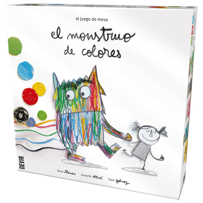Devir Juego De Mesa Monstruo De Colores Juegos De Mesa 30X8X30 Cms.