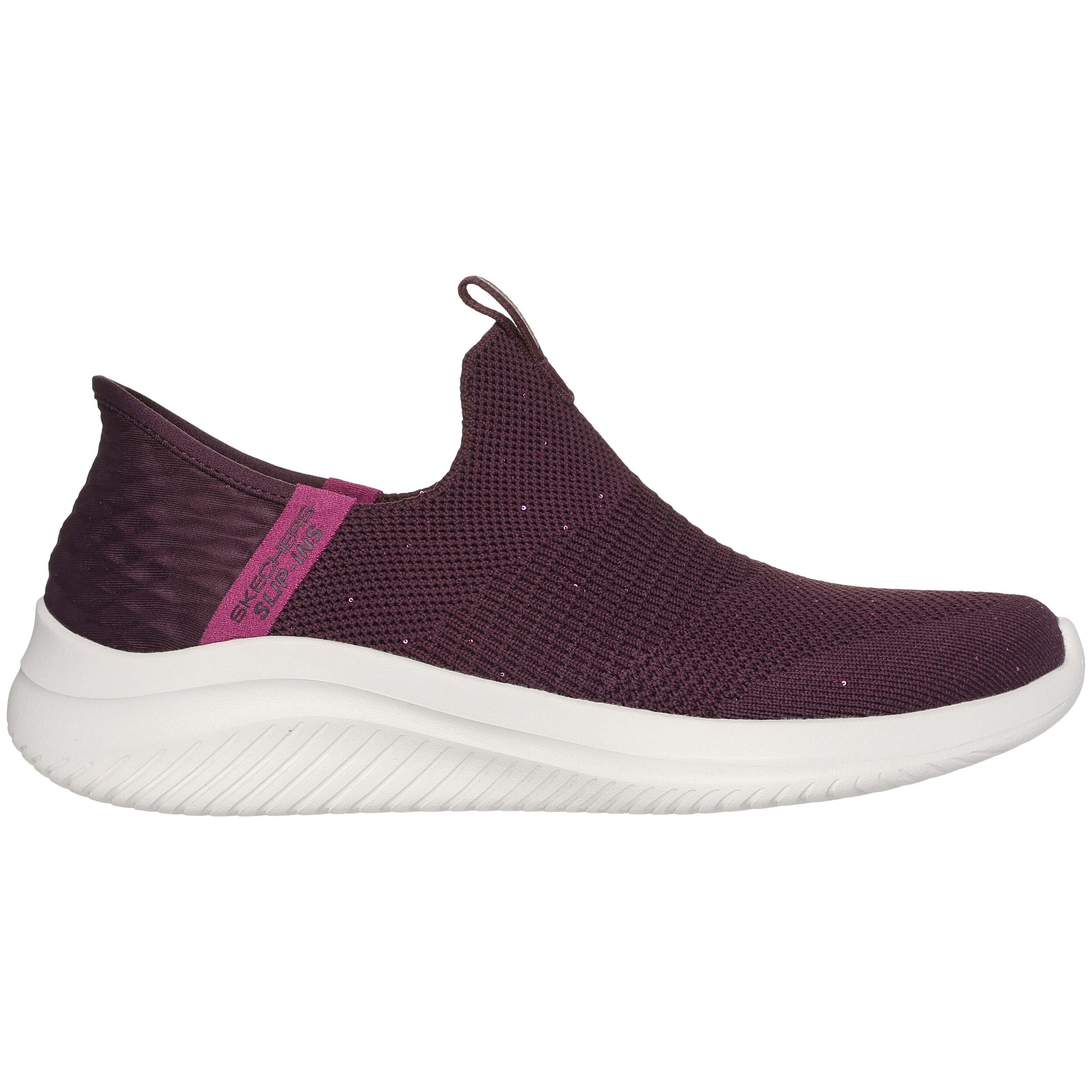 Zapatillas marca Skechers modelo 149594-Wine para mujer en color violeta